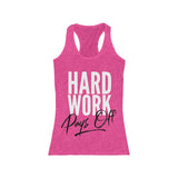 (Hard Work) Women's Racerback Tank