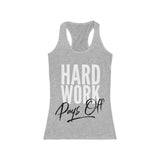 (Hard Work) Women's Racerback Tank
