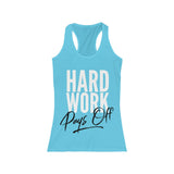 (Hard Work) Women's Racerback Tank