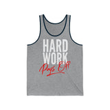 (Hard Work) Unisex Jersey Tank
