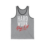 (Hard Work) Unisex Jersey Tank