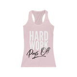 (Hard Work) Women's Racerback Tank