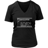 (Flawsome) Women's V-Neck T-Shirt