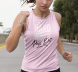 (Hard Work) Women's Racerback Tank