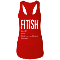 (Fitish - Taco)  Ladies Ideal Racerback Tank