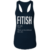 (Fitish - Cake) Ladies Ideal Racerback Tank