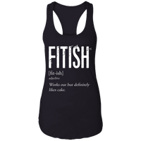 (Fitish - Cake) Ladies Ideal Racerback Tank