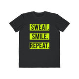 (Sweat Smile Repeat) Men's Lightweight Fashion Tee