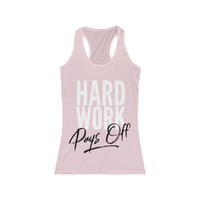(Hard Work) Women's Racerback Tank