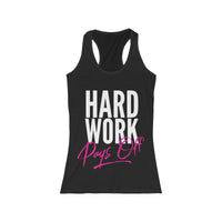 (Hard Work) Women's Racerback Tank