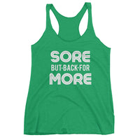 (Sore but back for More) Women's tank top