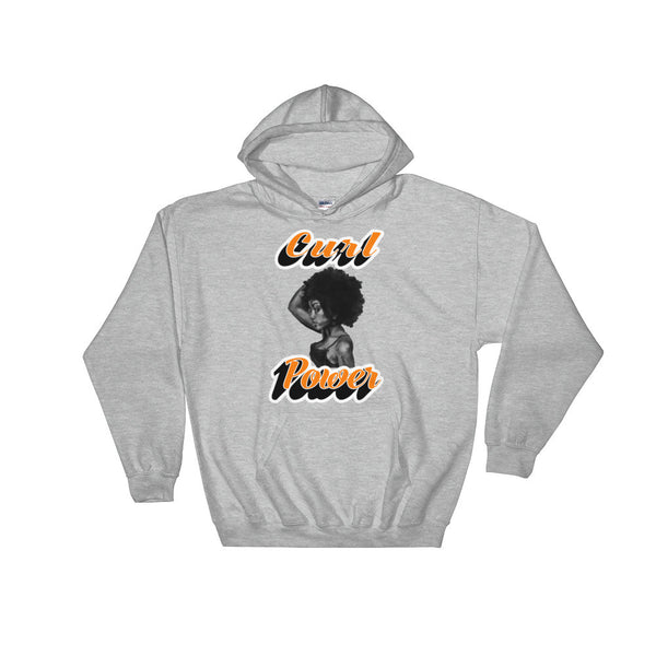 (Curl Power) Women's Hooded Sweatshirt