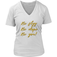 (Be Flyy) Women's V-Neck T-Shirt