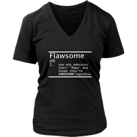 (Flawsome) Women's V-Neck T-Shirt