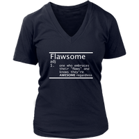 (Flawsome) Women's V-Neck T-Shirt