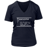 (Flawsome) Women's V-Neck T-Shirt