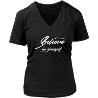 (Believe) Womens V-Neck