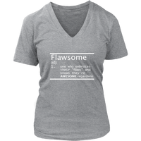 (Flawsome) Women's V-Neck T-Shirt