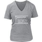 (Flawsome) Women's V-Neck T-Shirt