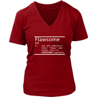 (Flawsome) Women's V-Neck T-Shirt