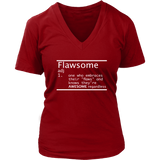 (Flawsome) Women's V-Neck T-Shirt