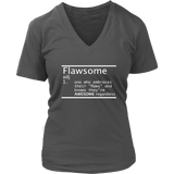 (Flawsome) Women's V-Neck T-Shirt