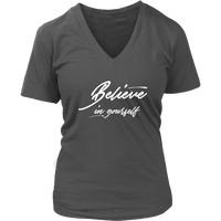 (Believe) Womens V-Neck