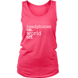 (Headphones On) District Women's Tank