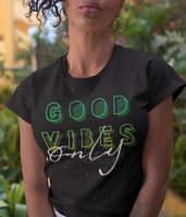 (Good Vibes Only III) Women’s Slim Fit T-Shirt