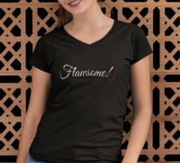 (Flawsome 3) District Womens V-Neck