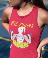(Fit Chicks)  Racerback Tank